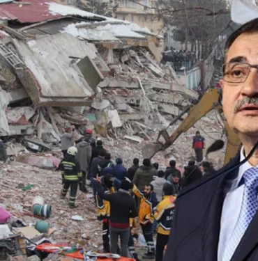 bakan dönmez deprem