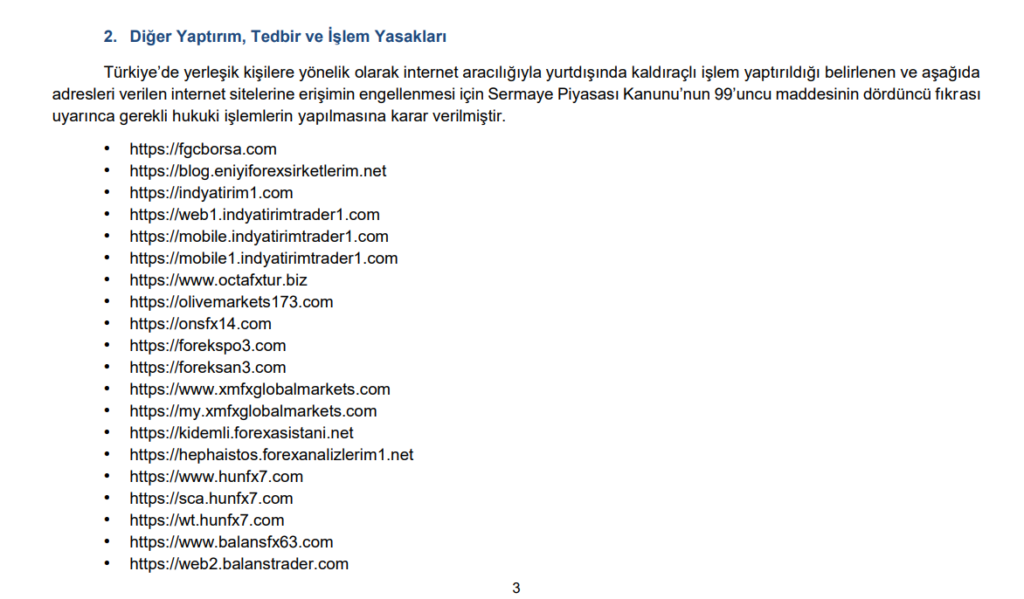 SPK'dan 35 izinsiz siteye erişim engeli | Rota Borsa