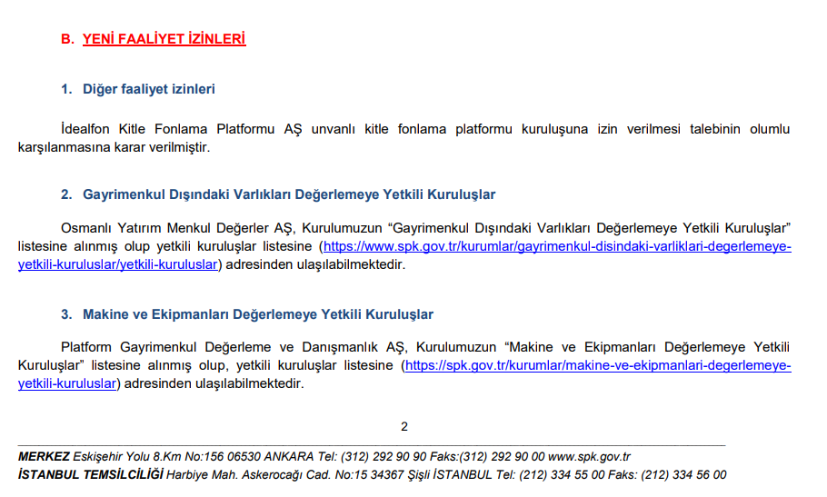 SPK yeni bültenini yayınladı! İşte tüm kararlar | Rota Borsa