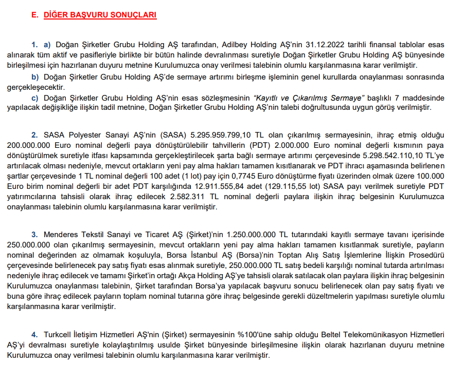 SPK yeni bültenini yayınladı! İşte tüm kararlar | Rota Borsa