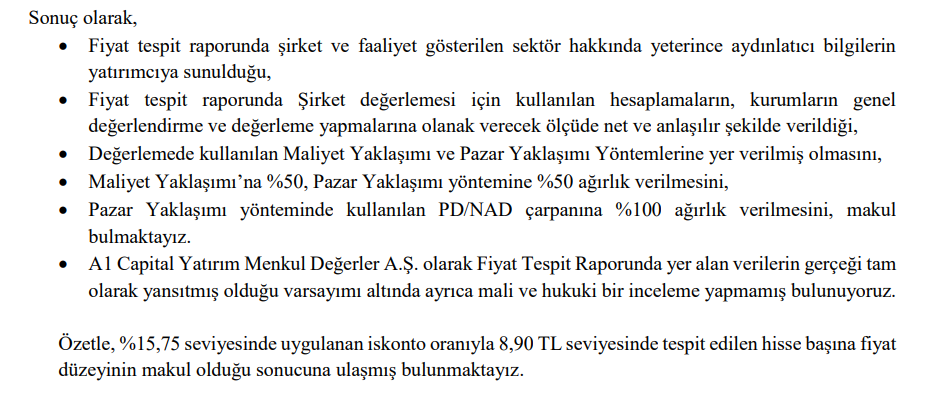 A1 Capital'den Fuzul GYO (FZLGY) halka arz fiyatı yorumu HABERLER, Gündemdekiler, Şirket Haberleri Rota Borsa