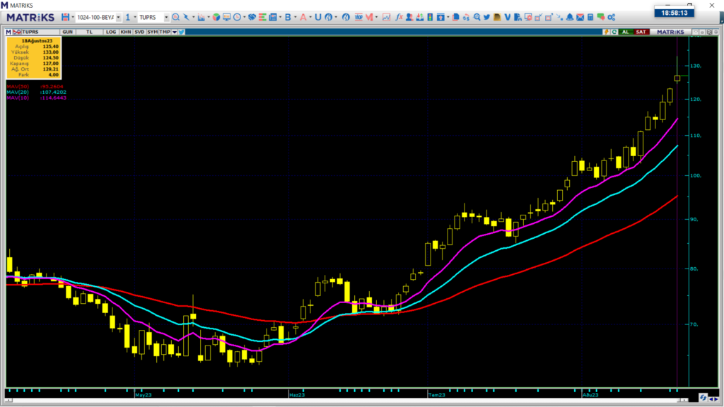 Tüpraş hisse teknik analizi ve yorumu | Rota Borsa