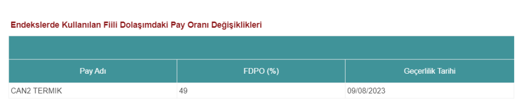 Borsa İstanbul'dan Çan2 Termik fiili dolaşım oranı hakkında açıklama | Rota Borsa