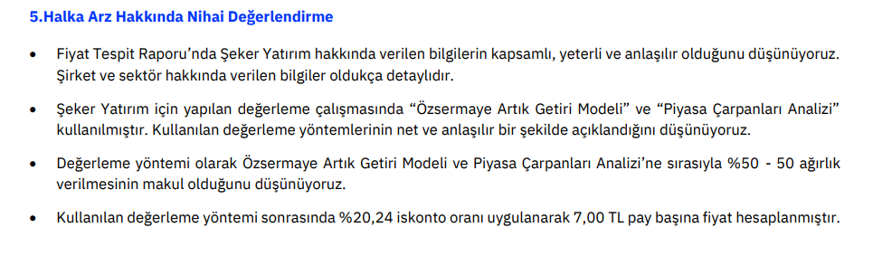 Gedik Yatırım’dan Şeker Yatırım (SKYMD) halka arz fiyatı yorumu | Rota Borsa