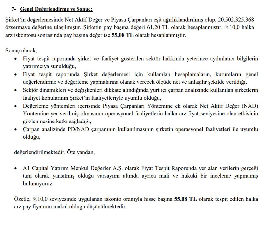 A1 Capital'den Avrupakent GYO (AVPGY) halka arz fiyatı yorumu | Rota Borsa