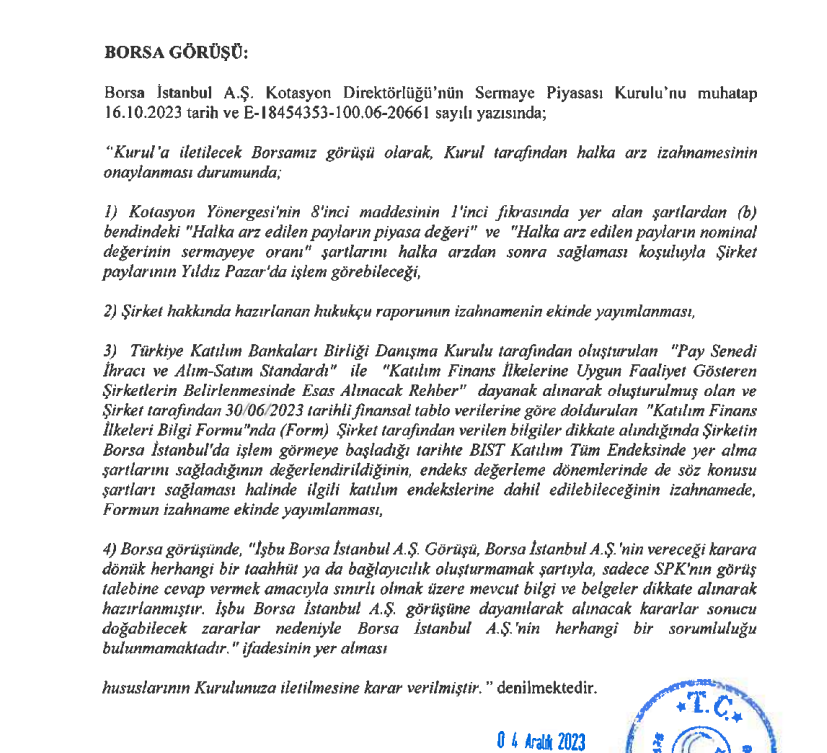 Kuzey Boru (KBORU) halka arz katılım endeksine uygun mu? Kuzey Boru caiz mi? Halka arz helal mi? | Rota Borsa