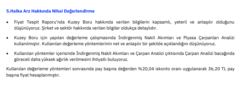 Gedik Yatırım’dan Kuzey Boru (KBORU) halka arz fiyatı yorumu | Rota Borsa Gedik Yatırım’dan Kuzey Boru (KBORU) halka arz fiyatı yorumu | Rota Borsa