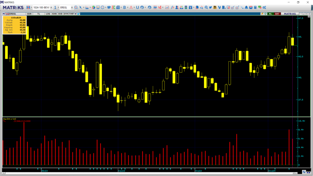 Bank of America Erdemir Ereğli Demir Çelik (EREGL) hisselerinde yüklü satış yaptı! | Rota Borsa