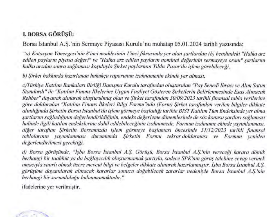 Oba Makarna (OBAMS) halka arz katılım endeksine uygun mu? OBAMS caiz mi? Halka arz helal mi? HABERLER, Gündemdekiler, Şirket Haberleri Rota Borsa