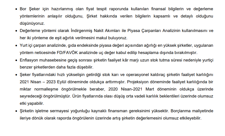 Ak Yatırım'dan Bor Şeker (BORSK) halka arz fiyatı yorumu HABERLER, Gündemdekiler, Şirket Haberleri Rota Borsa