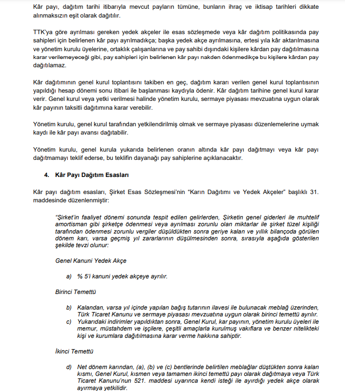 MHR GYO (MHRGY) temettü politikasını açıkladı! HABERLER, Gündemdekiler, Şirket Haberleri Rota Borsa