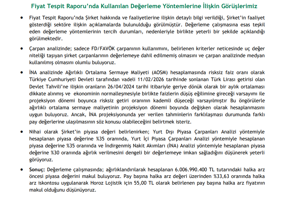 Şeker Yatırım’dan Horoz Lojistik (HOROZ) halka arz fiyatı yorumu HABERLER, Gündemdekiler, Şirket Haberleri Rota Borsa