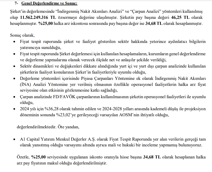 A1 Capital'den Yiğit Akü (YIGIT) halka arz fiyatı yorumu | Rota Borsa