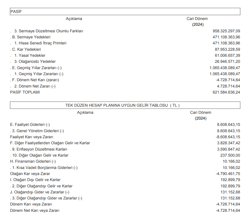 Akdeniz Yatırım Holding (AKYHO) 2024 yılı 2.çeyrek VUK kayıtlarında geçen net zararını açıkladı! HABERLER, Gündemdekiler, Şirket Haberleri Rota Borsa