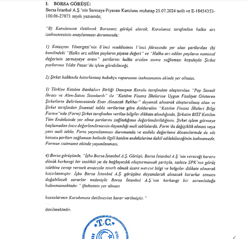 Kıraç Galvaniz (TCKRC) katılım endeksine uygun mu? TCKRC caiz mi? Halka arz helal mi? | Rota Borsa