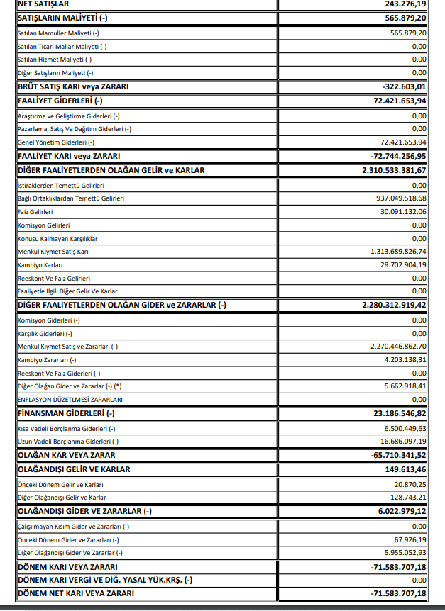 Odaş Elektrik (ODAS) 2024 yılı 2. çeyrek VUK kayıtlarında geçen net zararını açıkladı! | Rota Borsa