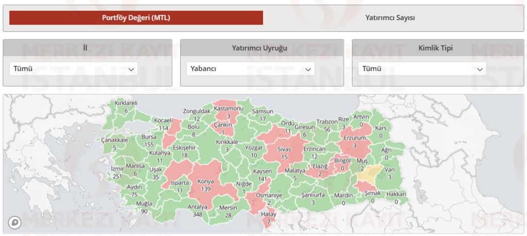 Hisse senedi piyasası şehirlere göre yatırımcı istatistikleri açıklandı HABERLER, Gündemdekiler, Piyasa Haberleri Rota Borsa