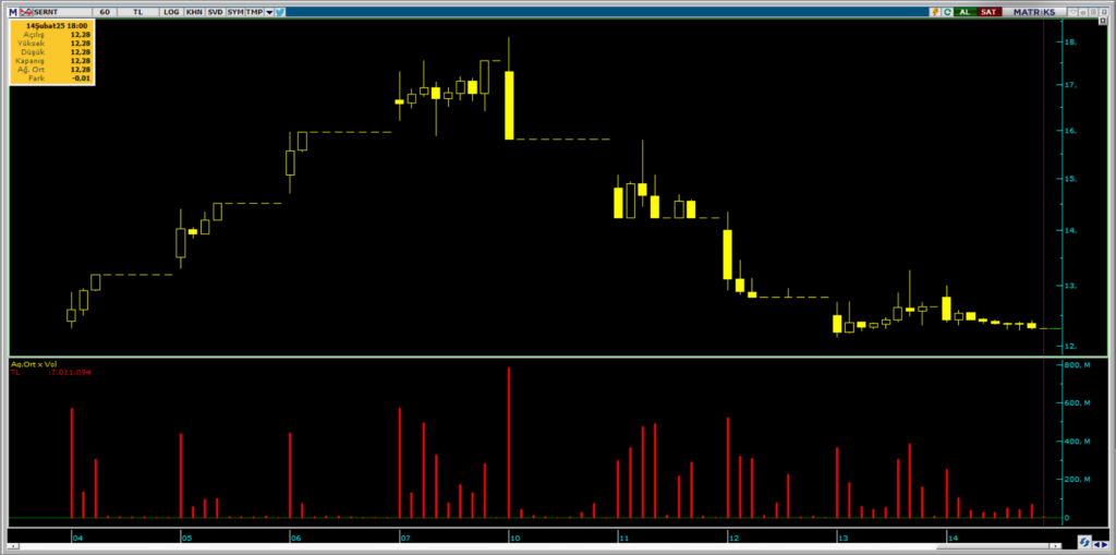 Bank of America (BofA) ve A1 Capital üzerinden Seranit (SERNT) hisselerinde yüklü satış | Rota Borsa