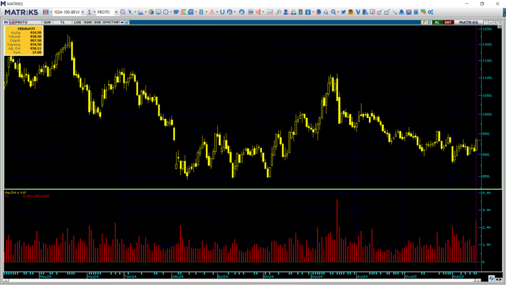 Bank of America üzerinden Ford Otomotiv (FROTO) hisselerinde yüklü alım | Rota Borsa