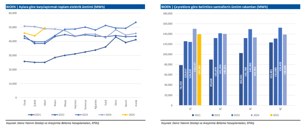 Biotrend Elektrik Üretim İstatistikleri