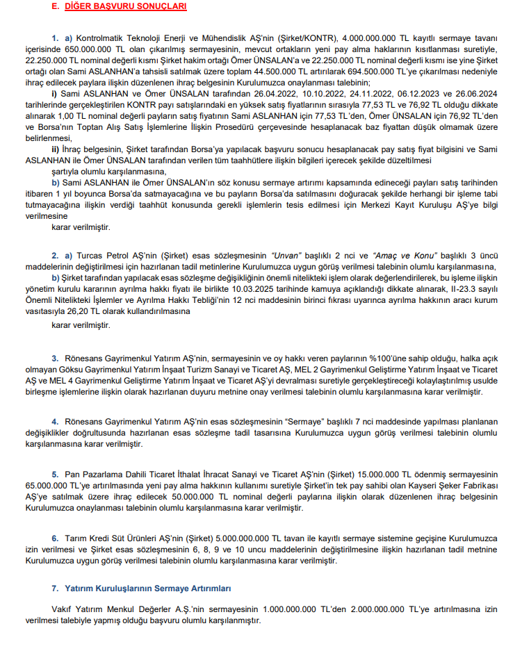 SPK’dan 3 sermaye artırımı, para cezası, suç duyurusu ve açığa satış için yeni kararlar! | Rota Borsa