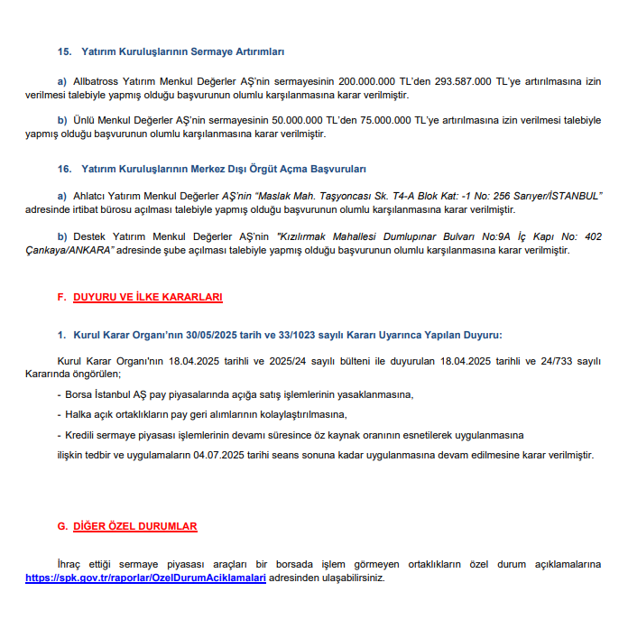 | Rota Borsa