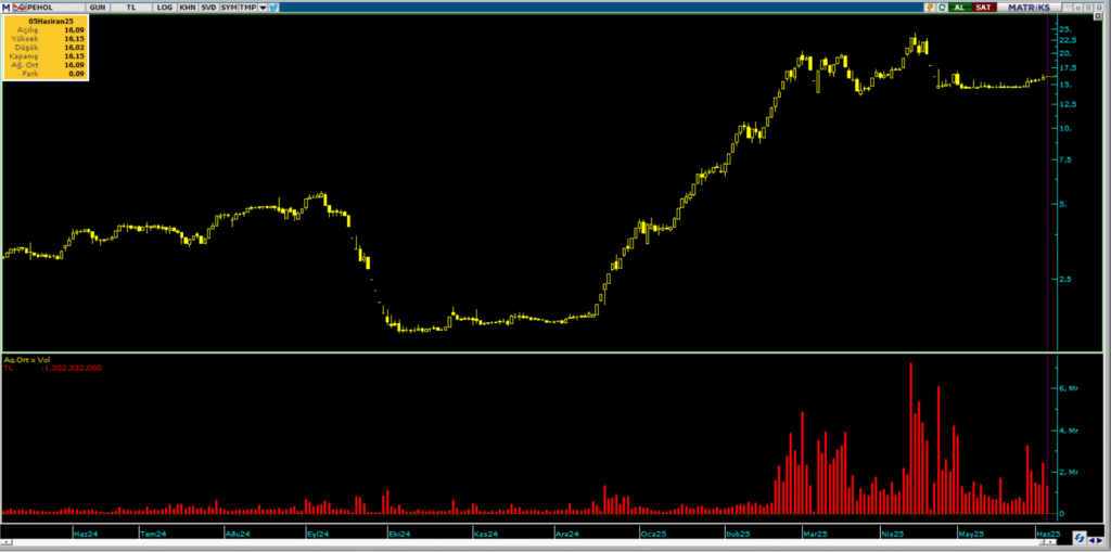 Pera Yatırım Holding (PEHOL) hisselerinde Tera Yatırım üzerinden yüklü alım | Rota Borsa