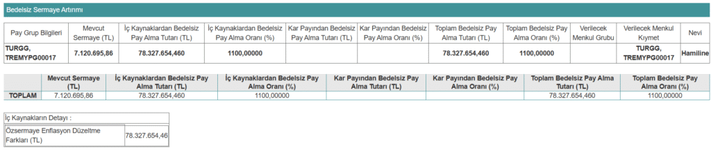 Bir şirket yüzde 1100 oranında bedelsiz sermaye artırımı kararı aldı! | Rota Borsa