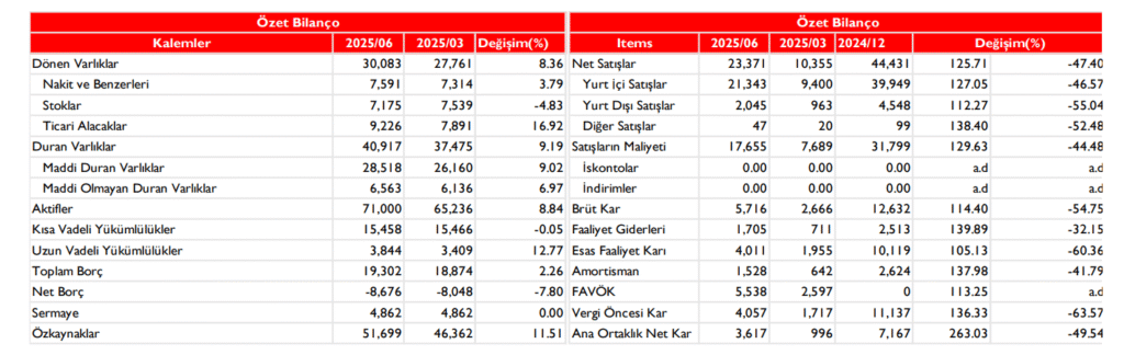 OYAK Çimento (OYAKC) 2025 2. çeyrek bilanço yorumu | Rota Borsa
