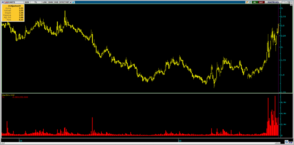 Çan2 Termik (CANTE) hisselerinde Bank of America (BofA) üzerinden yüklü alım yapıldı | Rota Borsa