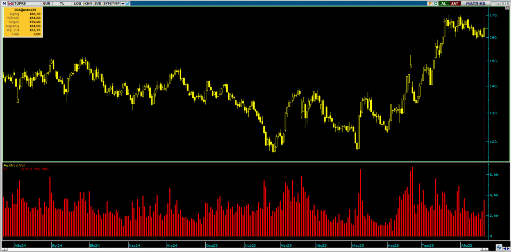 Tüpraş (TUPRS) hisselerinde Bank of America üzerinden yüklü alım yapıldı | Rota Borsa