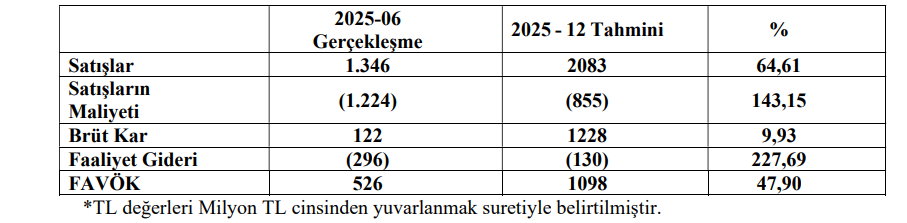 Pasifik Teknoloji Finansal Tablo