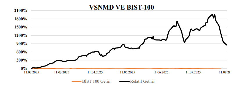 Vişne Madencilik hisse performansı grafiği