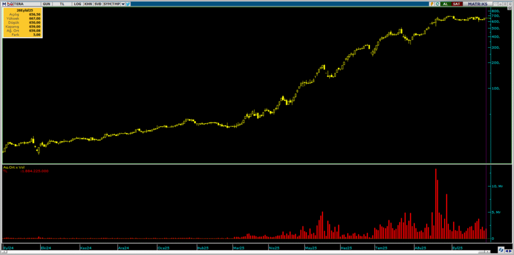 Tera Yatırım üzerinden TERA hisselerinde yüklü alım yapıldı | Rota Borsa