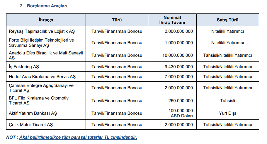 SPK 9 şirketin borçlanmasına onay verdi | Rota Borsa