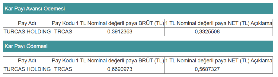 Yarın bir şirket temettü dağıtacak | Rota Borsa