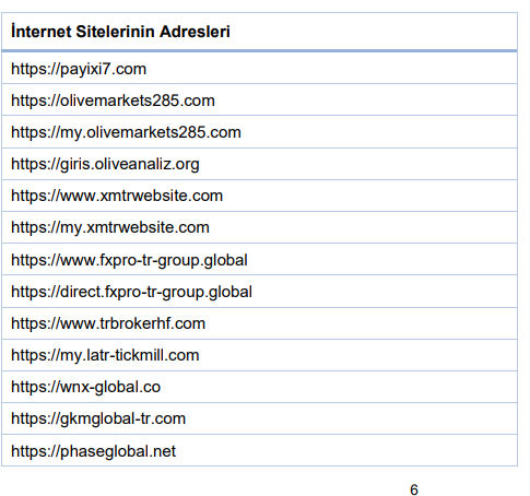 SPK’dan 13 internet sitesi için erişim engeli talebi | Rota Borsa