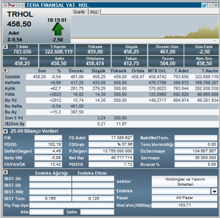 Tera Finansal Yatırımlar Holding (TRHOL) hisse son dakika haberleri | Rota Borsa