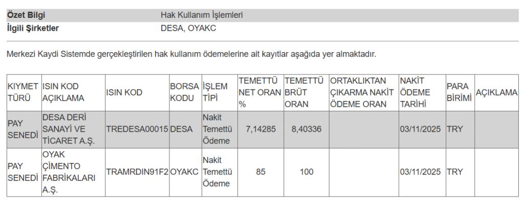 2 şirketin temettü ödemeleri hesaplara yattı | Rota Borsa