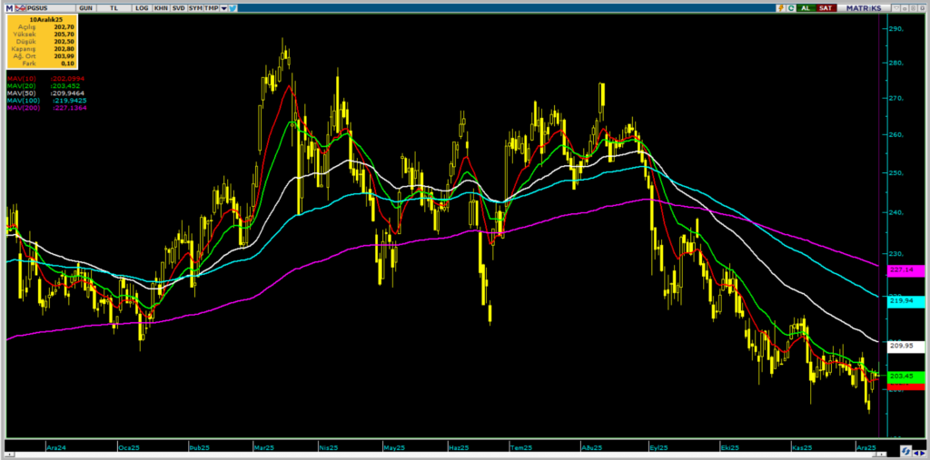 Pegasus (PGSUS) hedef fiyatları ve teknik analizi | Rota Borsa