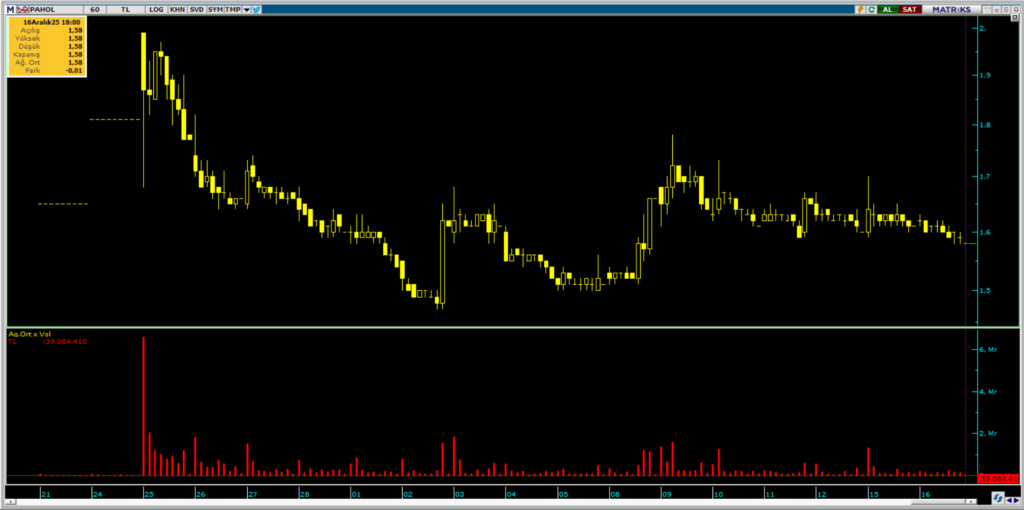 Pasifik Holding (PAHOL) hisselerinde QNB Yatırım üzerinden yüklü satış | Rota Borsa