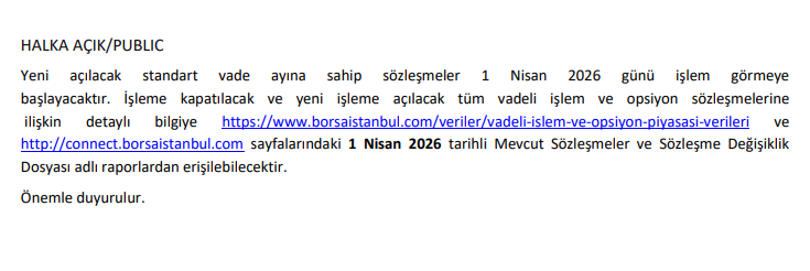 Borsa İstanbul’dan yatırımcılara duyuru | Rota Borsa Borsa İstanbul’dan yatırımcılara duyuru | Rota Borsa