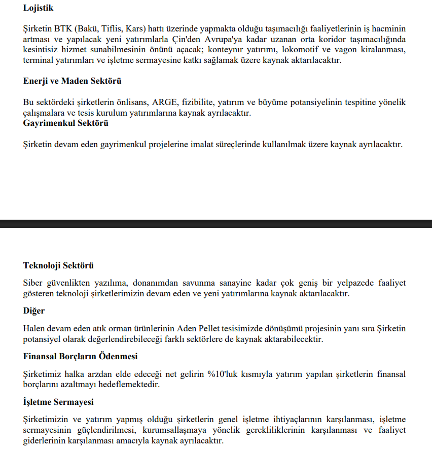 Pasifik Holding (PAHOL) sermaye artırımı gelirinin kullanım yerlerini açıkladı | Rota Borsa Pasifik Holding (PAHOL) sermaye artırımı gelirinin kullanım yerlerini açıkladı | Rota Borsa