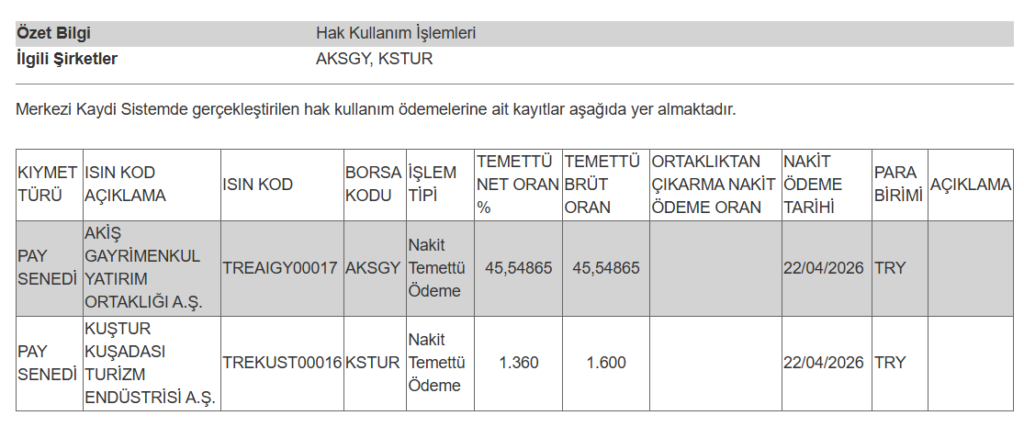 2 şirketin temettü ödemesi hesaplara yattı | Rota Borsa