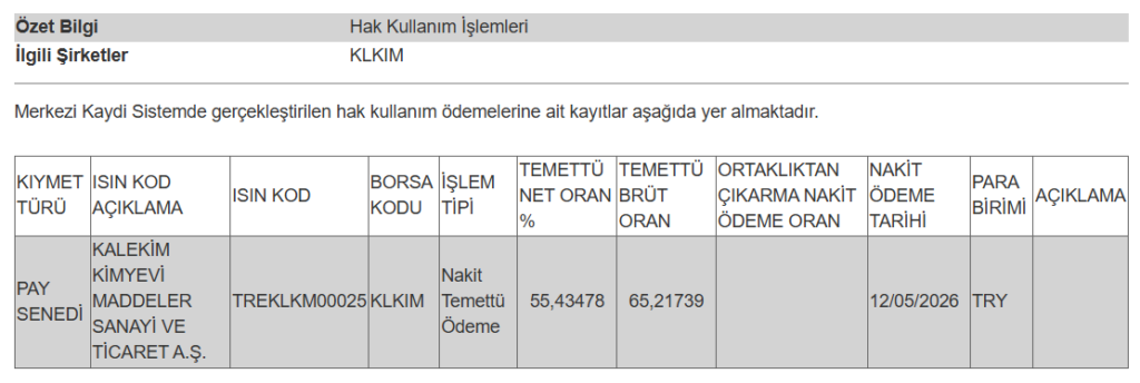 Bir şirketin temettü ödemesi hesaplara yattı | Rota Borsa