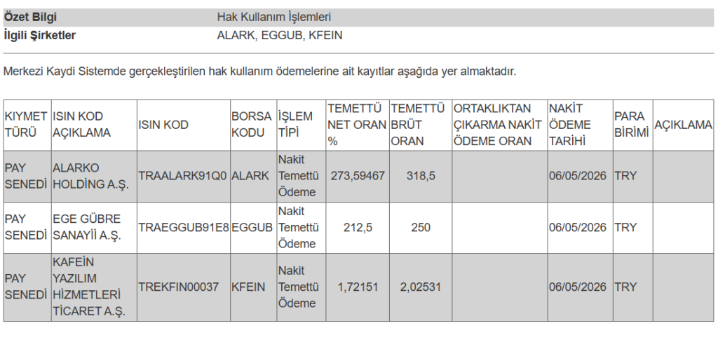 3 şirketin temettü ödemesi hesaplara yattı | Rota Borsa
