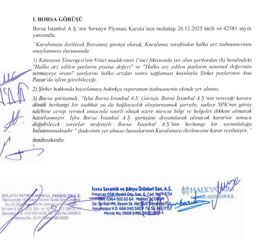 İsvea Seramik (ISVEA) katılım endeksine uygun mu? ISVEA caiz mi? Halka arz helal mi? | Rota Borsa İsvea Seramik (ISVEA) katılım endeksine uygun mu? ISVEA caiz mi? Halka arz helal mi? | Rota Borsa