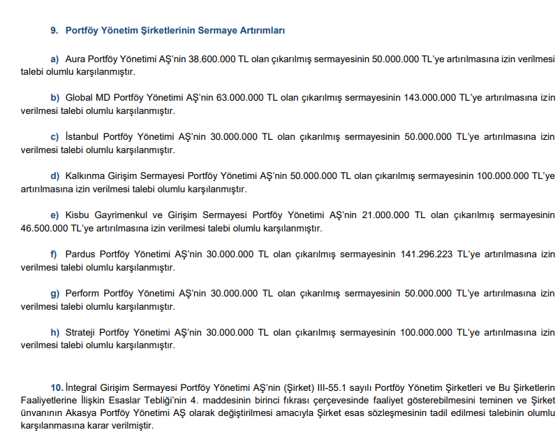 SPK 9 şirketin başvurusuna onay verdi | Rota Borsa SPK 9 şirketin başvurusuna onay verdi | Rota Borsa