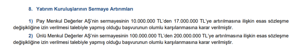 SPK bir çok şirketin başvurusuna onay verdi | Rota Borsa