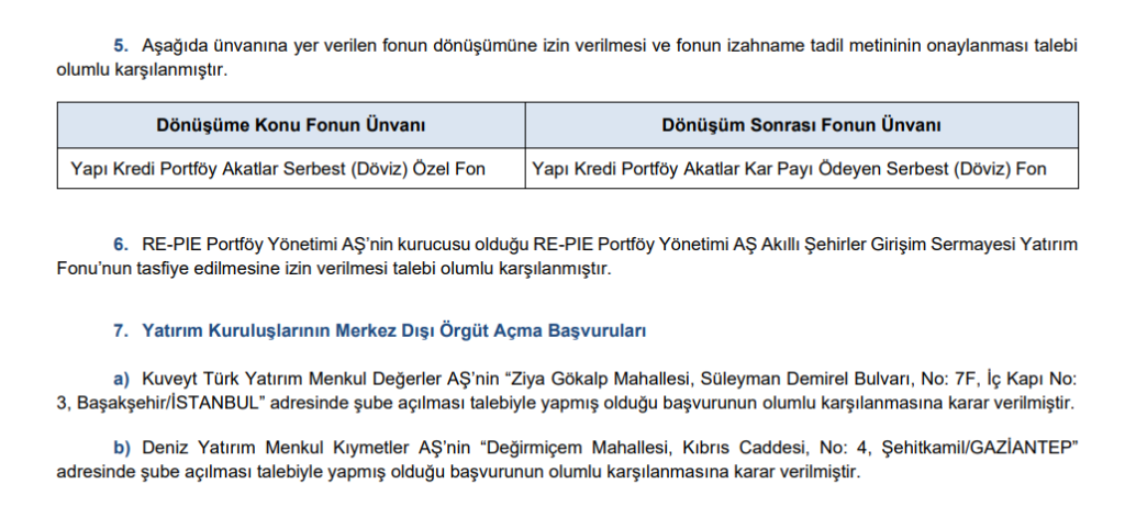SPK bir çok şirketin başvurusuna onay verdi | Rota Borsa